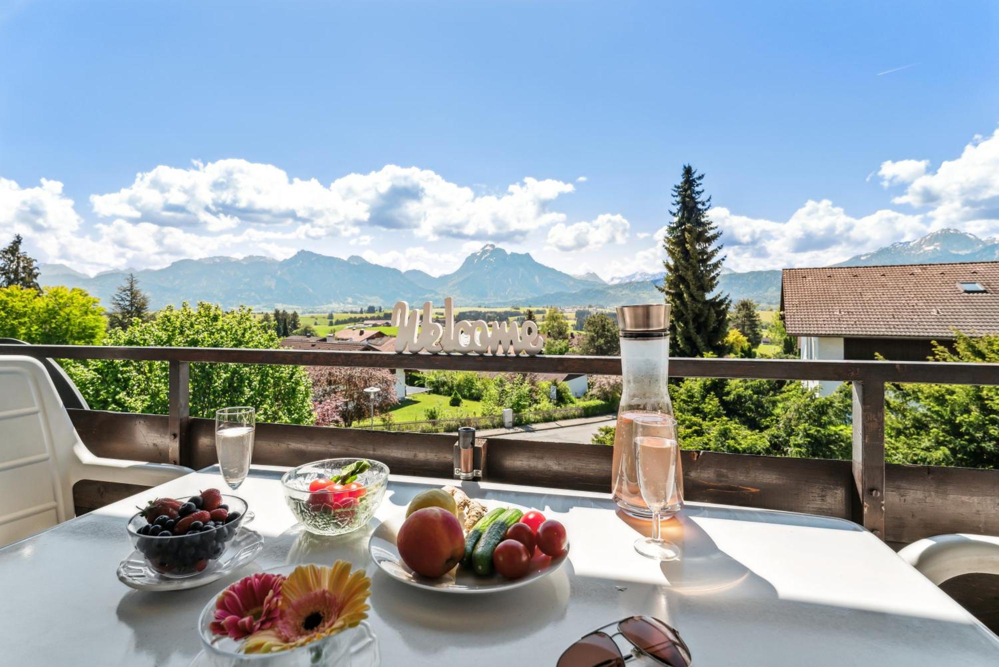 Neuschwanstein-Blick Daire Füssen Dış mekan fotoğraf